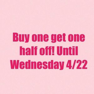 BOGO 50% off!